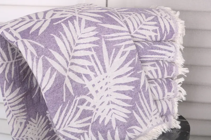 Custom Wedding Towel, Thin towel, Summer Gift, Personalized Towel Gift, 64x40 Cotton Floral Patterned Towel, Grandma Gift, Turkish beach towel - 2