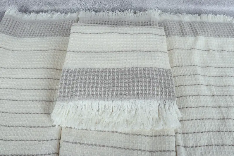 Kids Beach Towel, Bathroom Towel, Personalized Beach Towel, Turkish Beach Towel Monogram, Hammam towel, 70x40 Cotton Waffle Towel, Cotton towel - 4