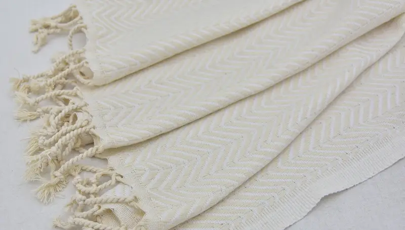 Turkish hand towel, Handmade Turkish Towel, 70x40 Cotton Zig zag Towel, Personalized Wedding Gift, Thin towel, Embroidered Turkish Towel, Home Gift - 3
