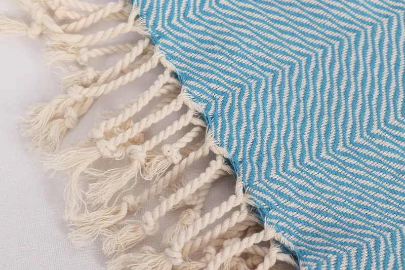 Bridal Party Gifts, Beach Theme Bachelorette Party, 40x20 Cotton Chevron Towel, Personalized Gift, Turkish Towel Hand Towel, Personalized Dish Towel - 7