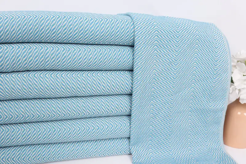 Bridal Party Gifts, Beach Theme Bachelorette Party, 40x20 Cotton Chevron Towel, Personalized Gift, Turkish Towel Hand Towel, Personalized Dish Towel - 2