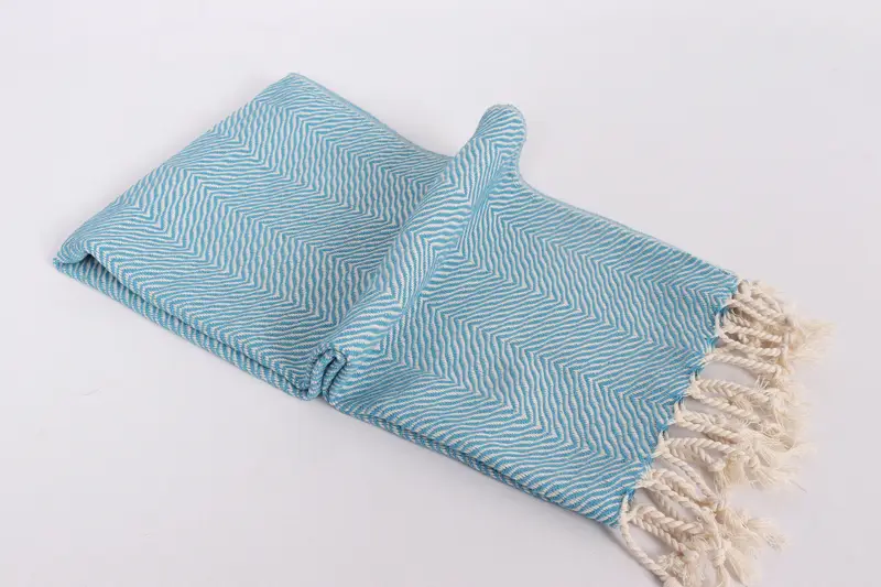 Bridal Party Gifts, Beach Theme Bachelorette Party, 40x20 Cotton Chevron Towel, Personalized Gift, Turkish Towel Hand Towel, Personalized Dish Towel - 6