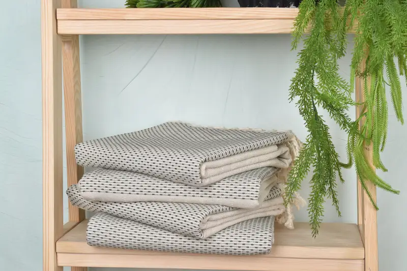 Organic Cotton Towel, Absorbent towel, 70x40 Cotton Polka Dot Towel, Wedding Shower Gift, Beach Towel Bulk, Bachelor Towel, Personalized Beach Towel - 7