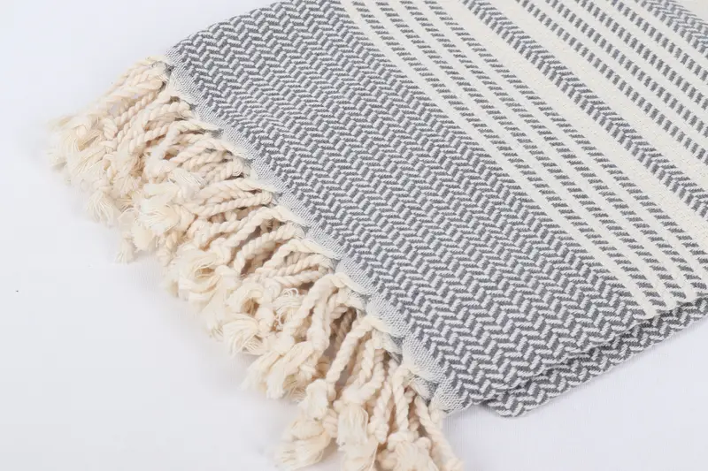 70x40 Cotton Striped Towel, Organic Cotton Towel, Personalized Gifts, Housewarming Gift, Bridal Gifts, Turkish Towel Beach Towel, Handmade Gift - 7