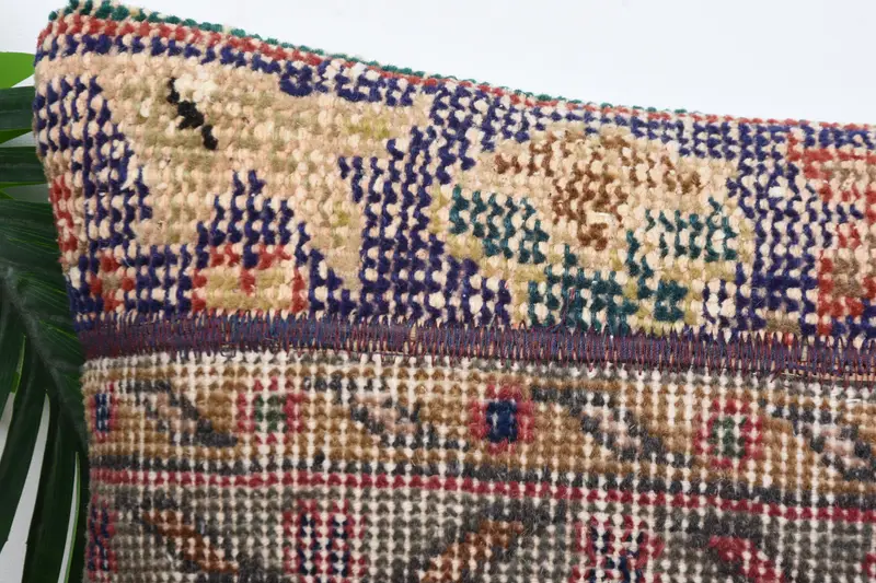 Rustic Pillow Sham, 16x16 Blue Cushion Case, Throw Kilim Pillow, Vintage Pillow, Nomadic Pillow Cover, Boho Pillow, Pillow Case, Tribal Pillow Sham - 2