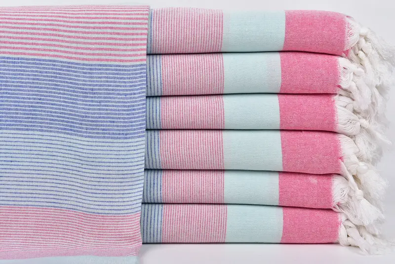 Monogram Towels, Custom Towel, Summer Towel, Christmas Gift, Personalized Gift, Sand-resistant towel, Bachelorette Towel, 68x40 Cotton Striped Towel - 1