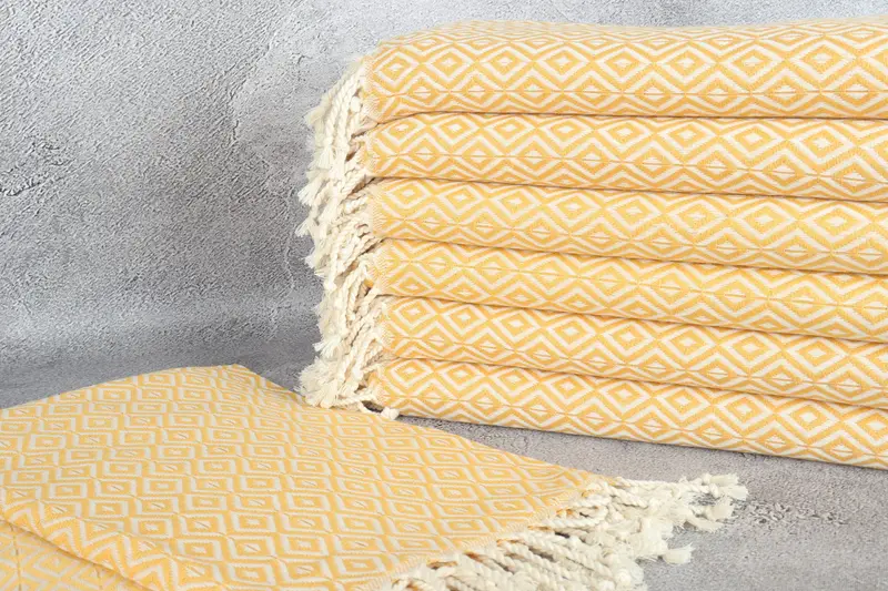Personalized Wedding Gift For Couple, 70x40 Cotton Diamond Towel, Embroidery Towel, Turkish Towel USA, Large Turkish Towel, Travel towel - 2