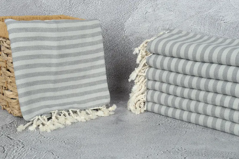 Fouta towel, Guest Towel, Personalized Wedding Gift, Bachelor Gift, Bachelor Bachelorette Party Favors, 70x40 Cotton Striped Towel, Bulk Order Towel - 3