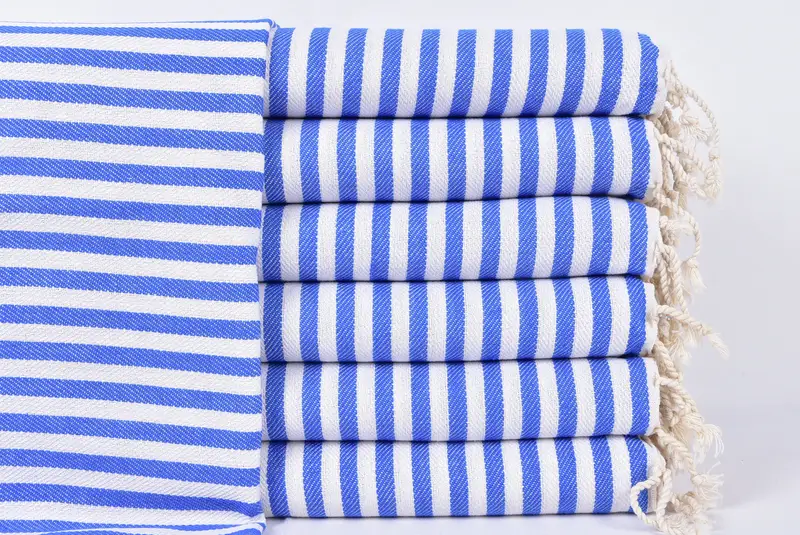 Personalized Turkish Towel, Personalized Hand Towel, Custom Wedding Gifts, Kitchen Towel, 40x18 Cotton Striped Towel, Monogram Kitchen Towel - 1