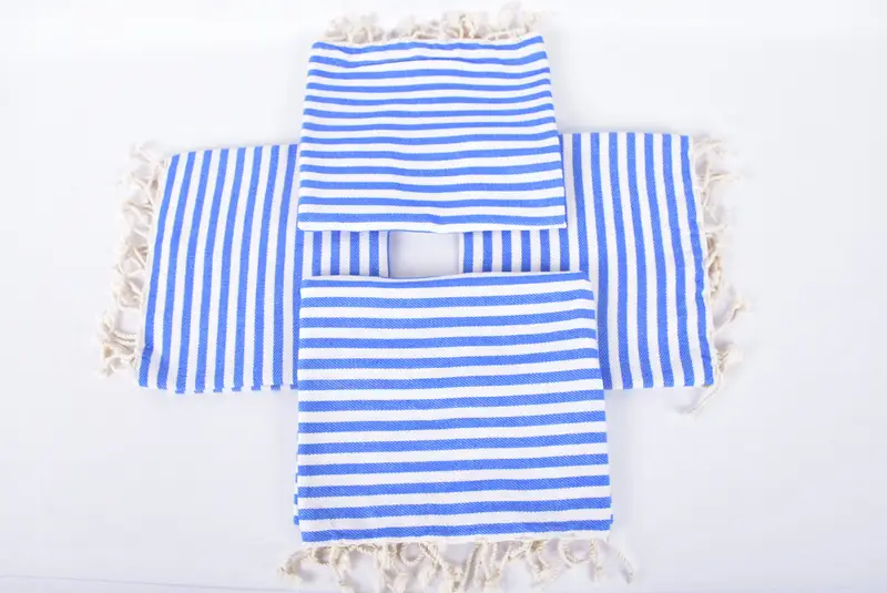 Personalized Turkish Towel, Personalized Hand Towel, Custom Wedding Gifts, Kitchen Towel, 40x18 Cotton Striped Towel, Monogram Kitchen Towel - 6