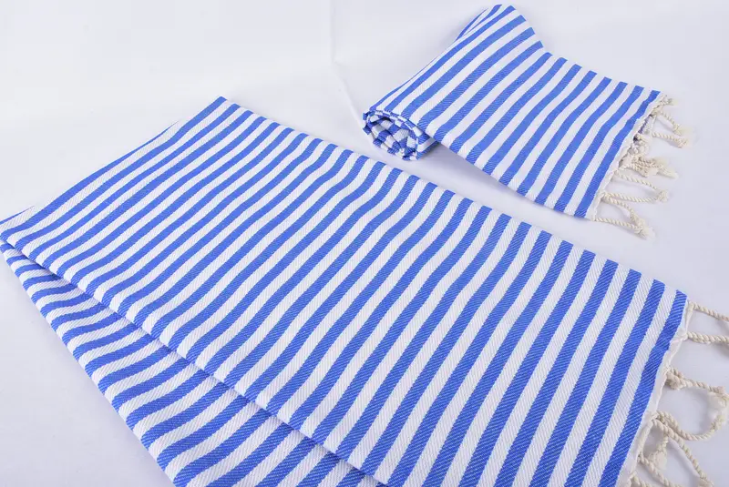 Personalized Turkish Towel, Personalized Hand Towel, Custom Wedding Gifts, Kitchen Towel, 40x18 Cotton Striped Towel, Monogram Kitchen Towel - 7