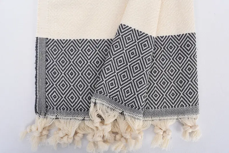Kitchen Towel, Custom Wedding Gifts, Bachelorette Gifts, 36x20 Cotton Diamond Towel, Spa Towel, Personalized Dish Towel, Turkish Towel Hand Towel - 8
