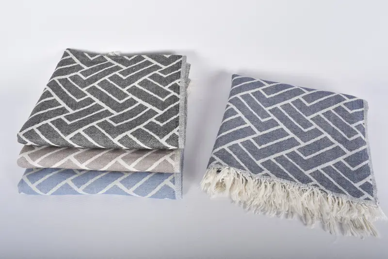 Geschenk des Hochzeitstages, 44x24 Baumwollgeometrisches Handtuch, Massenbestellhandtuch, Monogramm Küchentuch, monogrammiertes Handtuch, Hochzeitsgeschenk, Geschenk für Mutter - 8