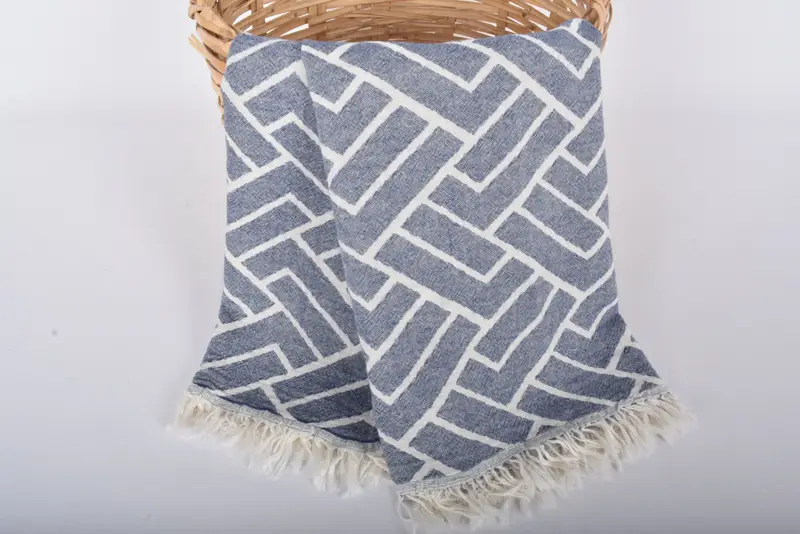 Geschenk des Hochzeitstages, 44x24 Baumwollgeometrisches Handtuch, Massenbestellhandtuch, Monogramm Küchentuch, monogrammiertes Handtuch, Hochzeitsgeschenk, Geschenk für Mutter - 5
