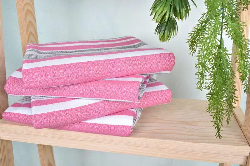 Best Wedding Gift, Bachelorette Party Decorations, Bridal Shower Favors, 70x40 Cotton Striped Towel, Boyfriend Christmas Gift, Wedding Gifts Towel - 6