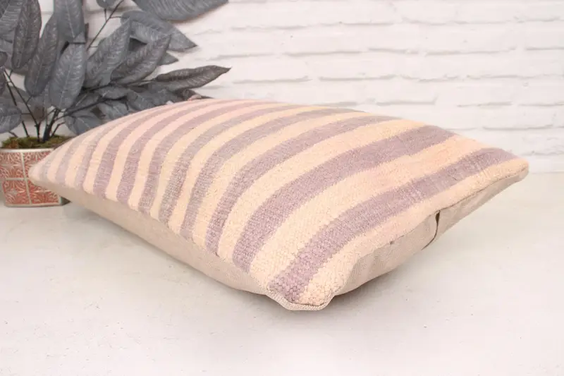 16x24 Beige Cushion, Kilim Pillow, Antique Pillows, Cushion Case, Ethnic Pillow Cover Pillow Cover, Kilim Cushion Sham, Oriental Pillow Cover - 6
