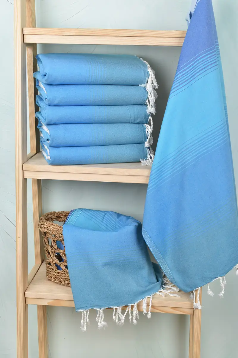 Gift For Mom, Customized Turkish Towel, Embroidered Beach Towel, Luxury towel, Wedding Favors, 68x36 Cotton Striped Towel, Turkish beach towel - 3