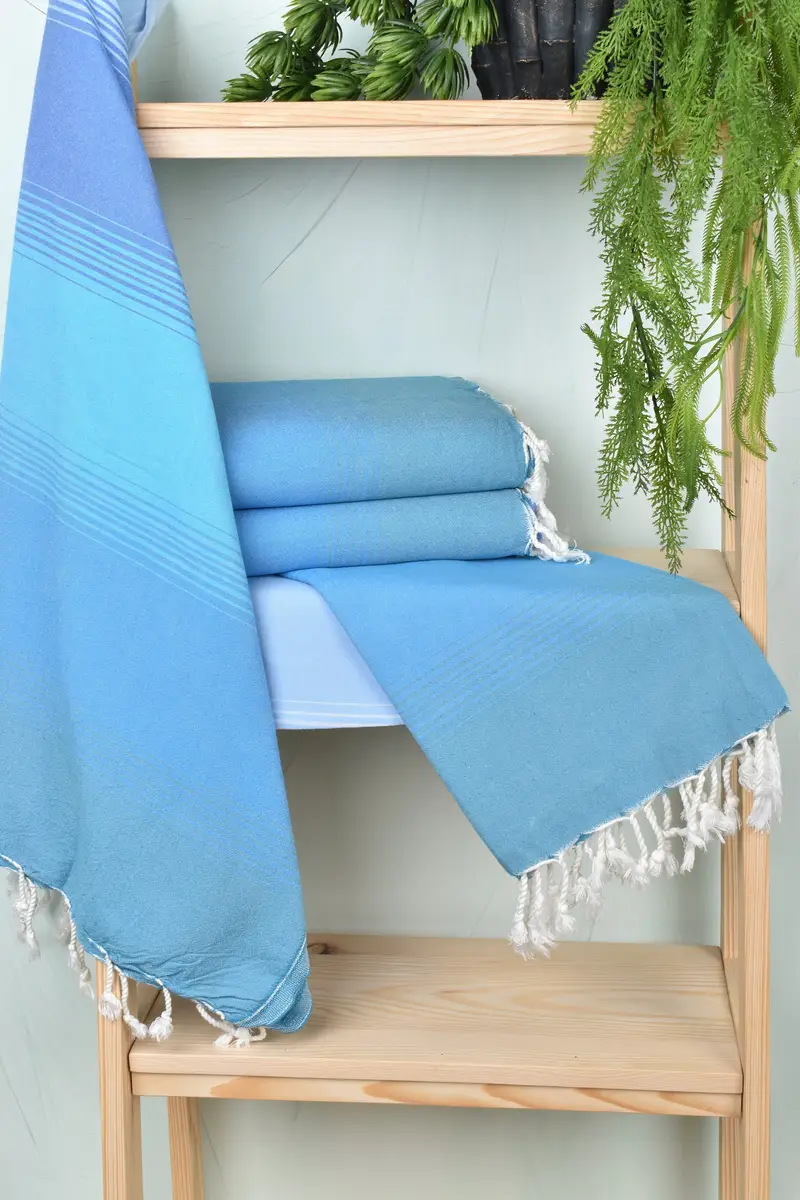 Gift For Mom, Customized Turkish Towel, Embroidered Beach Towel, Luxury towel, Wedding Favors, 68x36 Cotton Striped Towel, Turkish beach towel - 6