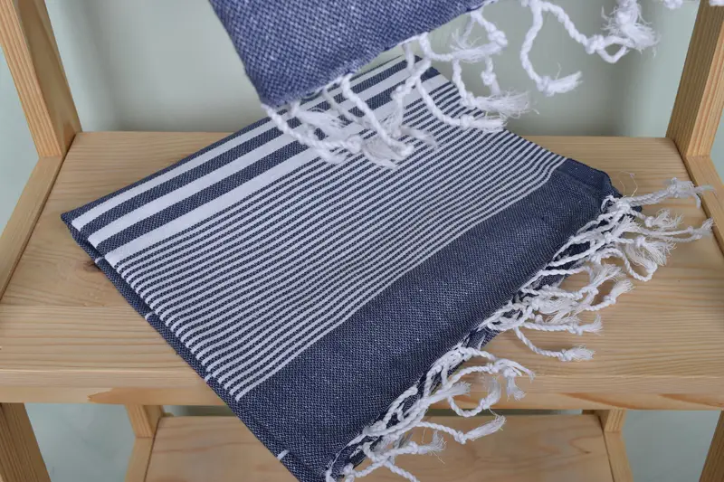 Wedding Shower Gift, Personalized Gifts, 40x24 Cotton Striped Towel, Small Bath Towels, Personalized Hand Towel, Monogrammed Turkish Towel - 5