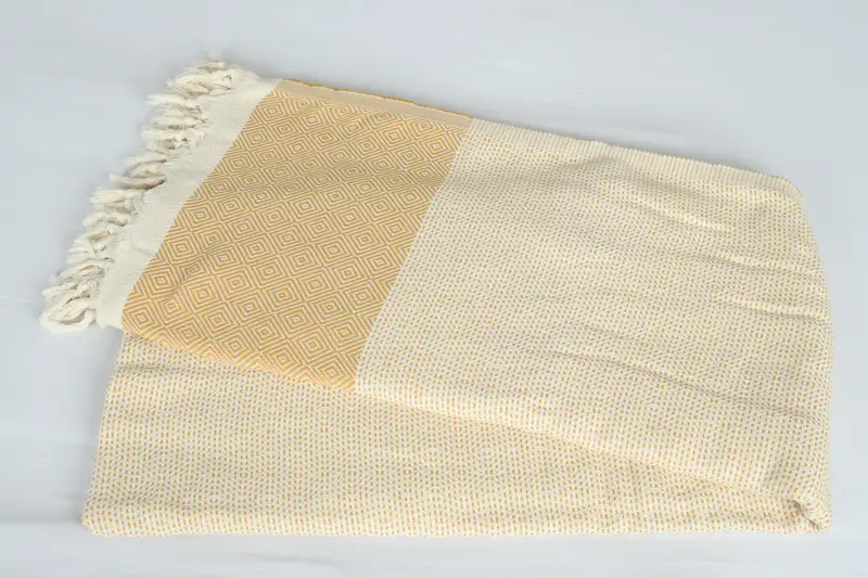 Turkish Tablecloth, 104x80 Cotton Diamond Towel, Bachelor Gifts, Monogram Blanket, Turkish Blanket, Wedding Favors, Organic Beach Blanket - 6