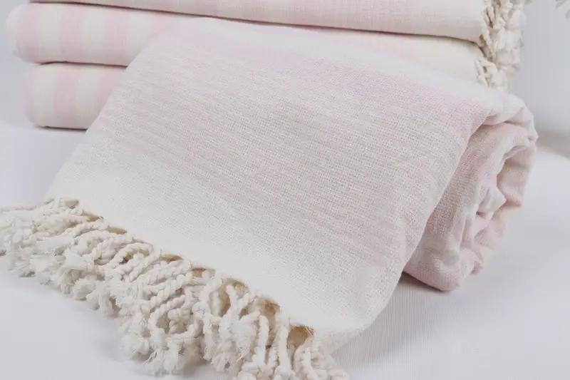 Bathroom Towel, Bachelorette Party Gifts Bridesmaids, Monogram Turkish Towel, Turkish Bath Towel Set, Soft towel, 68x40 Cotton Striped Terry Towel - 4