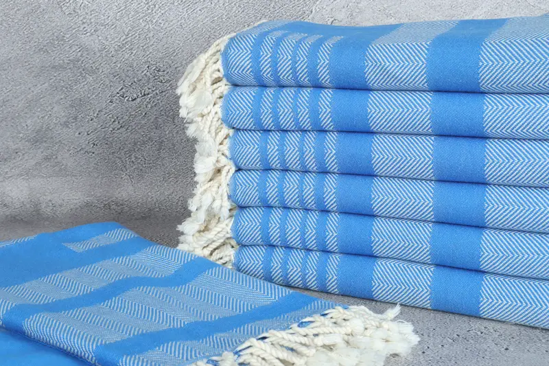 68x38 Cotton Chevron Towel, Organic towel, Bridal Shower Favors, Baby Boy Gift, Travel Towel, Turkish beach towel, Florida Bachelorette Party Favors - 3