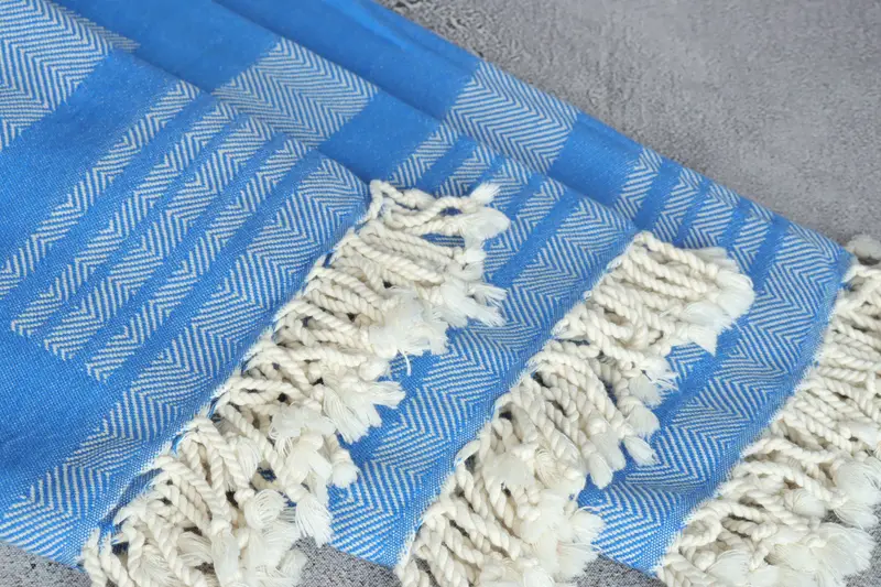 68x38 Cotton Chevron Towel, Organic towel, Bridal Shower Favors, Baby Boy Gift, Travel Towel, Turkish beach towel, Florida Bachelorette Party Favors - 6