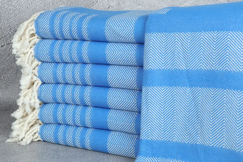 68x38 Cotton Chevron Towel, Organic towel, Bridal Shower Favors, Baby Boy Gift, Travel Towel, Turkish beach towel, Florida Bachelorette Party Favors - 2
