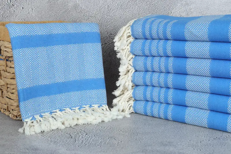 68x38 Cotton Chevron Towel, Organic towel, Bridal Shower Favors, Baby Boy Gift, Travel Towel, Turkish beach towel, Florida Bachelorette Party Favors - 4