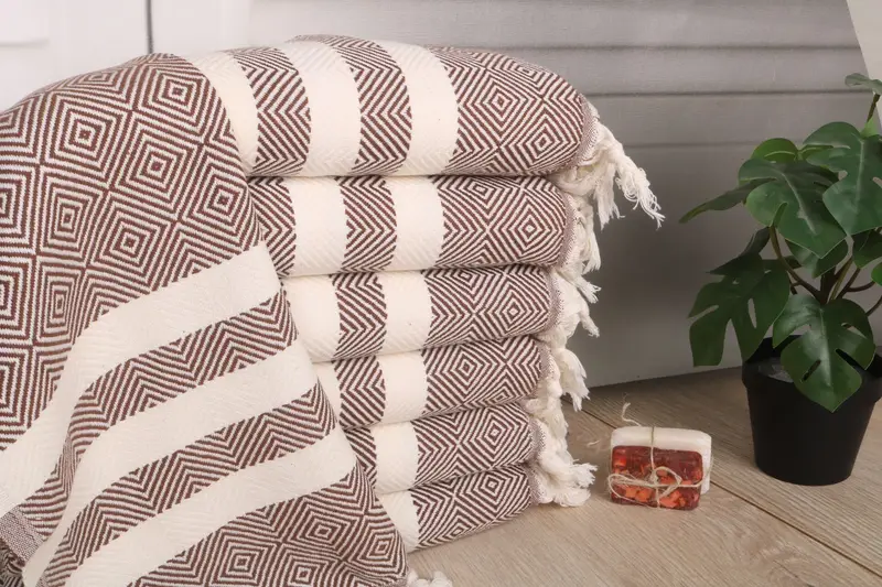 Kişiselleştirilmiş el havlu, plaj düğün lehine, Türk çay havlu, 32x20 pamuklu elmas havlu, özel Türk havlu, bekar hediye, banyo havlu - 1