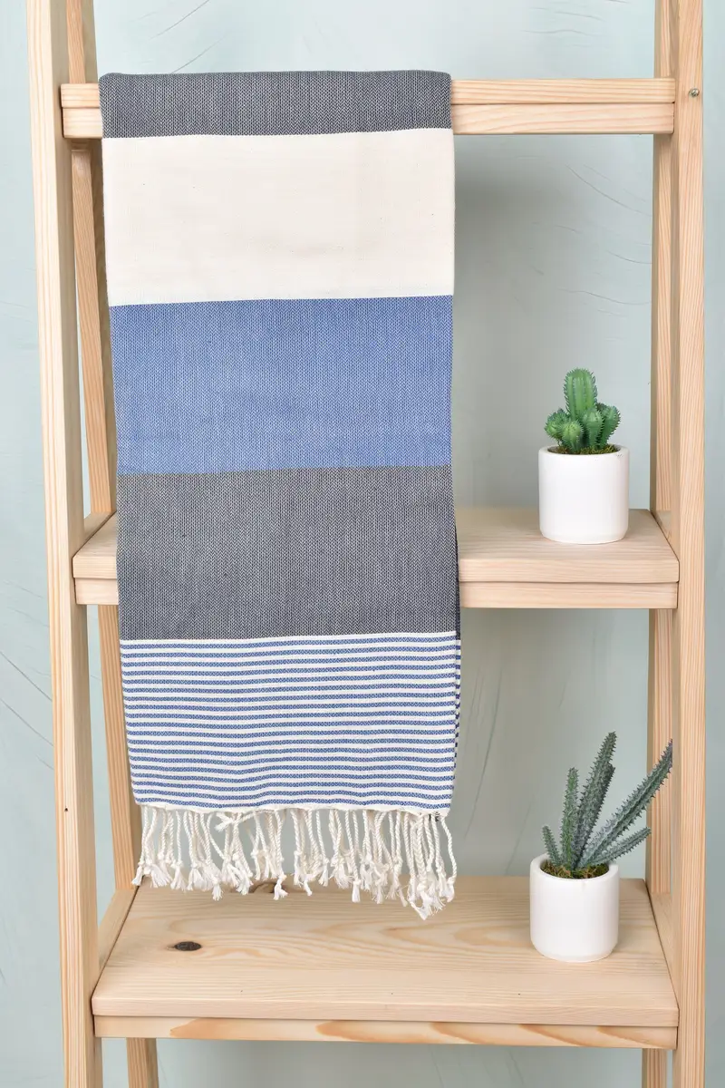 Turkish Beach Towel Monogram, Best Beach Towel, Bachelor Party Gifts, Custom Beach Towel, Absorbent towel, Gym Towel, 68x40 Cotton Striped Towel - 8