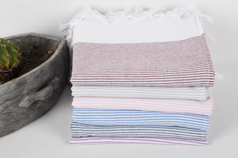 40x18 Cotton Striped Towel, Bachelorette Towel, Gym Towel, Personalized Dish Towel, Bathroom Towels, Monogram Hand Towel, Bachelorette Party Favors - 5