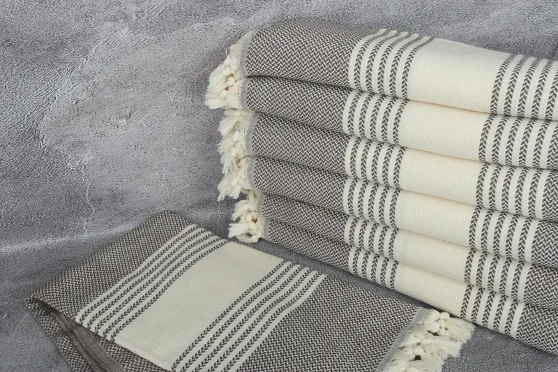 Monogrammed Beach Towel, Bachelorette Party Gifts, 70x40 Cotton Striped Towel, Gift Boxes Towel, Bachelor Bachelorette Party Favors, Travel Towel - 2