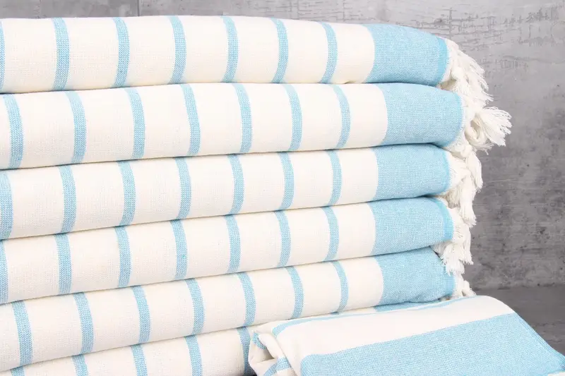 Monogram Hand Towel, Gym Towel, Custom Hand Towel, Boyfriend Gift, 36x18 Cotton Striped Towel, Monogram Kitchen Towel, Bachelorette Party Favor - 2