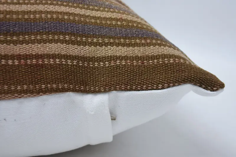 Home Decor Pillow, Cushion Case, Vintage Kilim Pillow, Tapestry Cushion Case, Gift Pillow, 16x36 White Cushion Cover, Knitted Pillow Sham - 6