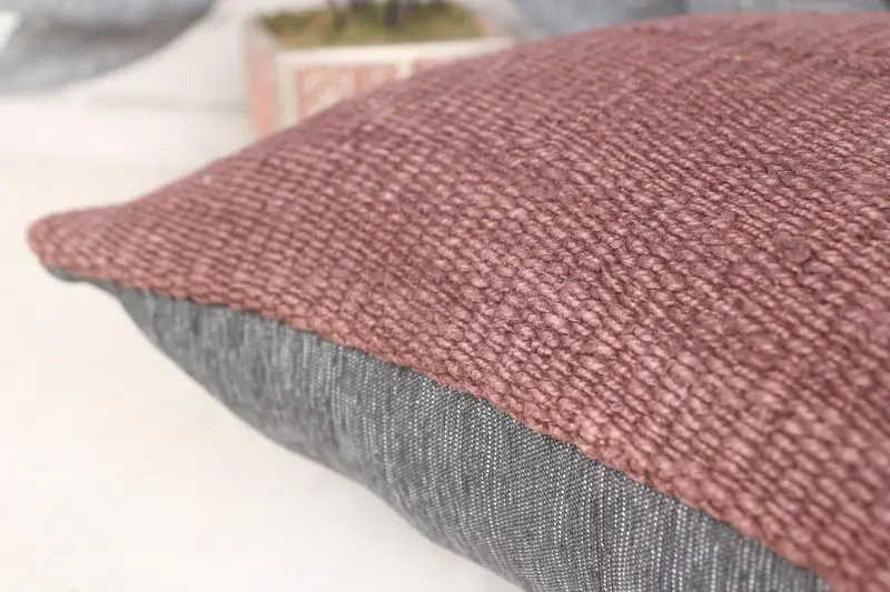 Sofá almohada, almohada para sofá, almohada boho, almohada de decoración del hogar, cubierta de cojín de alfombra de kilim, cojín de tiro náutico, cojín de 14x14, almohada simulada - 7