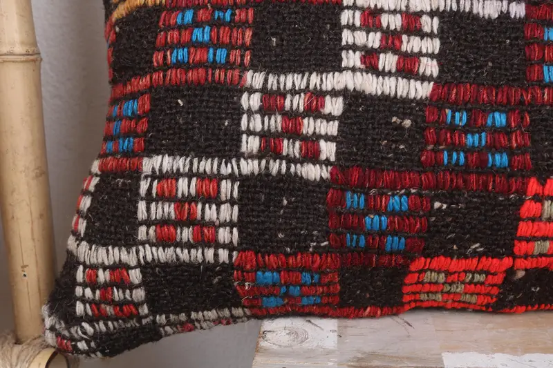 Gift Pillow, Interior Designer Pillow, Pillow Cover, Handwoven Pillow Sham, Throw Kilim Pillow, Comfy Throw Cushion Cover, 12x43 Beige Cushion Case - 3