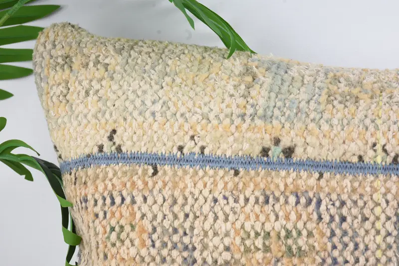 Interior Designer Pillow, Hippie Throw Cushion Cover, Kilim Pillow, 16x36 Beige Pillow Cover, Comfy Throw Pillow, Cushion Case, Throw Kilim Pillow - 2