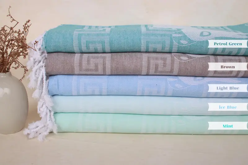 Fouta towel, Scarf Towel, Luxury towel, Gift For Bride, Organic Beach Towel, Beach Towel Bulk, Beach Towel Gift, 70x40 Cotton Patterned Towel - 2