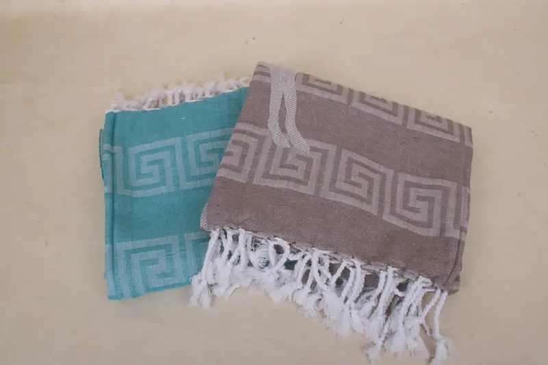 Fouta towel, Scarf Towel, Luxury towel, Gift For Bride, Organic Beach Towel, Beach Towel Bulk, Beach Towel Gift, 70x40 Cotton Patterned Towel - 4
