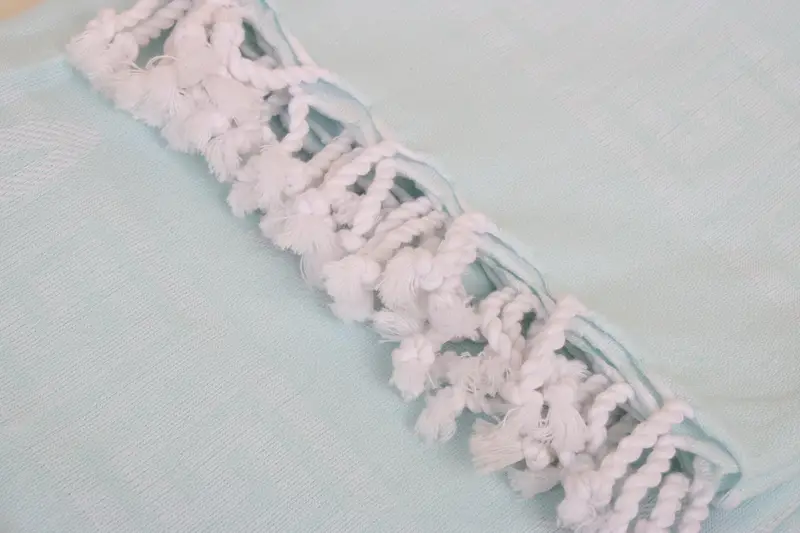 Fouta towel, Scarf Towel, Luxury towel, Gift For Bride, Organic Beach Towel, Beach Towel Bulk, Beach Towel Gift, 70x40 Cotton Patterned Towel - 6