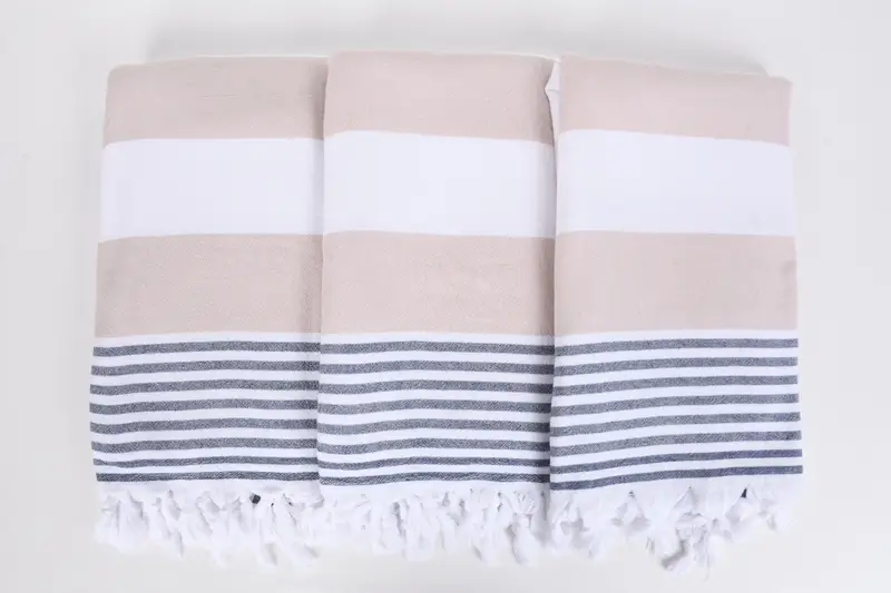 Organic Turkish towel, Engagement Gift, Personalized Gifts, Towel With Name, Bridal Shower Favors, Monogram Towels, 68x36 Cotton Striped Terry Towel - 7