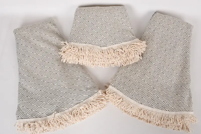 Customized Turkish Towel, Memorial Gift, Best Friend Gift, 64x64 Cotton Round Diamond Towel, Personalized Towel, Holiday Towel, Best Beach Towel - 4