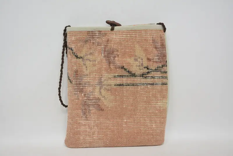 調節可能なストラップウールクロスボディバッグ、ウエスタン&カウボーイキリムバッグ