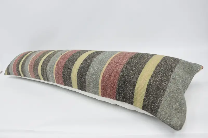 Handmade Rug Seat Pillow Case, Vintage Kilim Throw Pillow, Vintage Pillow, Pillow, Gift Pillow, 16x16 Blue Pillow Cover - 5