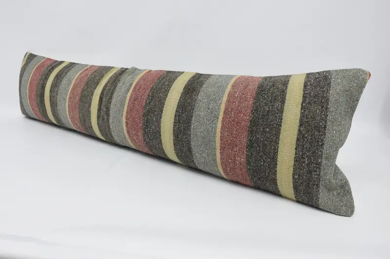 Handmade Rug Seat Pillow Case, Vintage Kilim Throw Pillow, Vintage Pillow, Pillow, Gift Pillow, 16x16 Blue Pillow Cover - 4