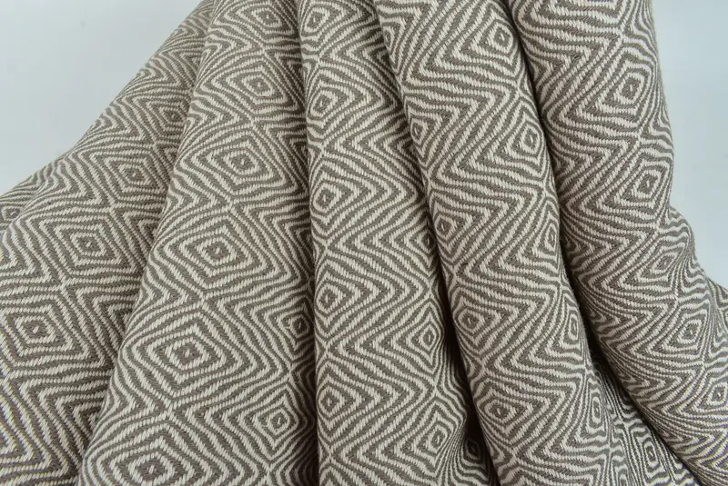 70x40 Cotton Zigzag Diamond Towel, Bachelorette Party Favors, Oversized Beach Towel, Valentines Day Gift, Bridesmaid Gift Towel, Travel towel - 5