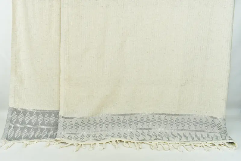 Bridal Shower Favors, Throw Blanket, Thanksgiving Tablecloth, 100x88 Linen Kilim Design Towel, Decorative Blanket, Housewarming Gift, Shower Curtain - 7