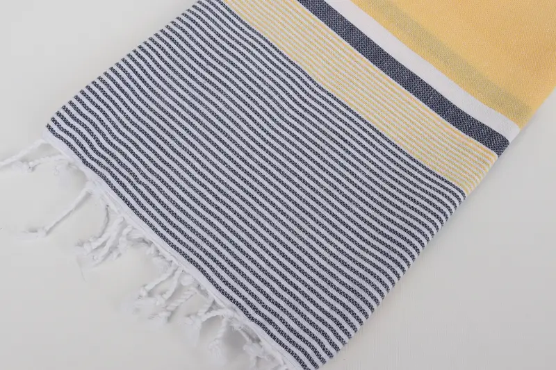 Organic towel, Oversized lightweight Turkish bath towel USA, Bachelor Gifts, Lightweight towel, 68x40 Cotton Striped Towel, Bridal Party Gifts - 7