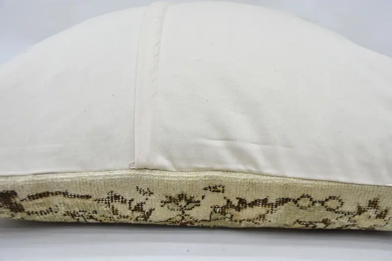 Pillow Sham, 32x32 Beige Pillow Case, Vintage Kilim Throw Pillow, Bolster Pillow Sham, Meditation Cushion, Gift Pillow, Antique Pillows - 6